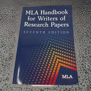 MLA Handbook for Writers of Research Papers 7th Edition Paperback Very Good